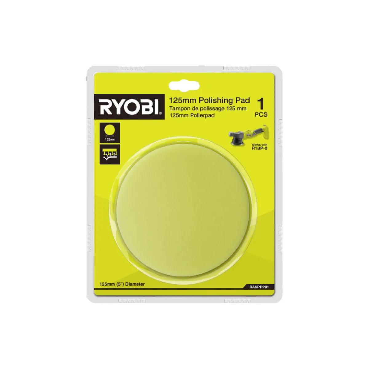 Ryobi Disque de polissage 125 mm - vue 4