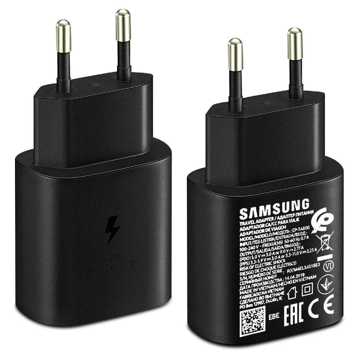 Samsung Chargeur rapide USB C