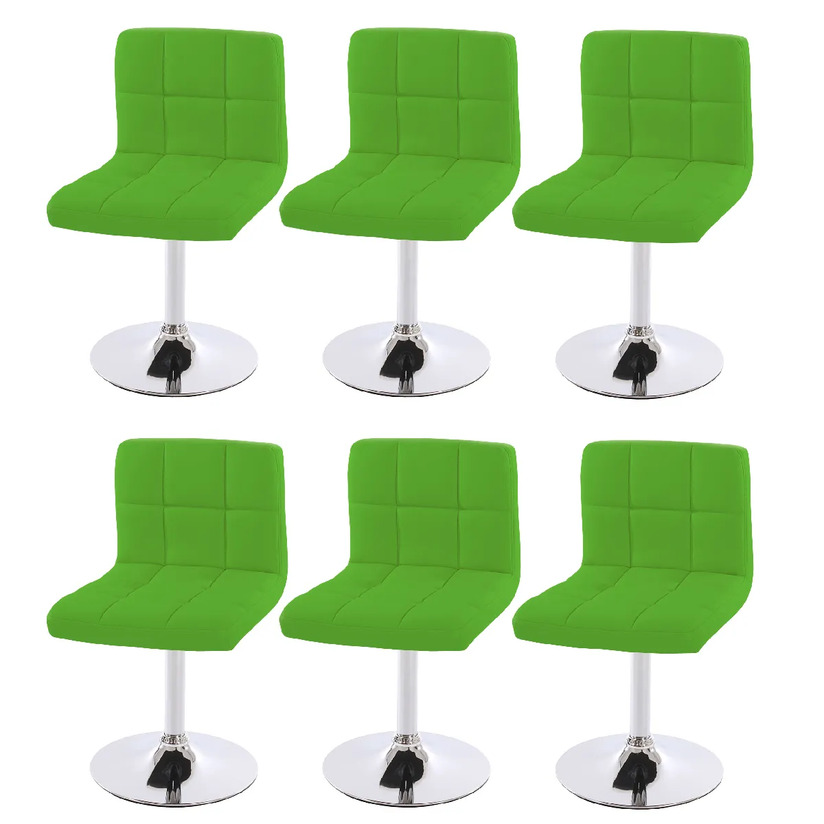Mendler Vert Lot De 6 Chaises Kavala