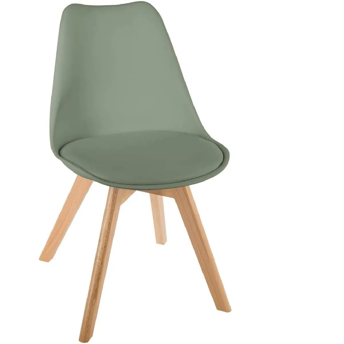 Chaise de salle à manger Polypropylène - Kaki Chaise de salle à manger Polypropylène - Kaki