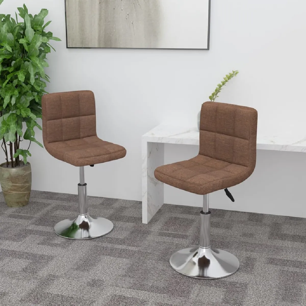 vidaXL Chaises pivotantes Lot de 2 - vue 6