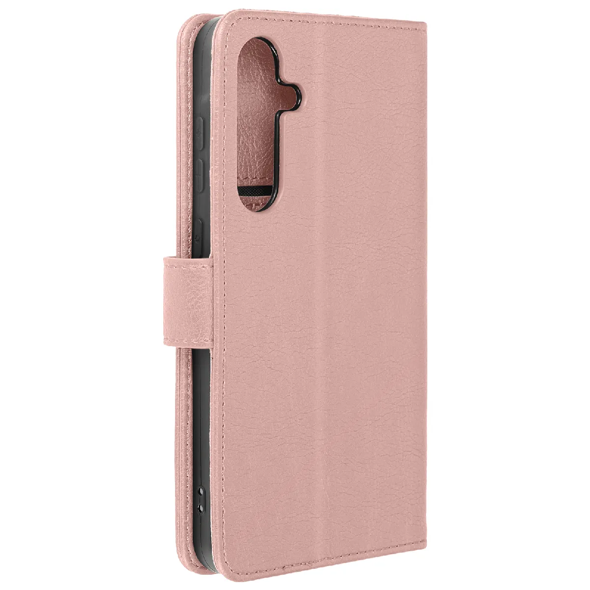 Avizar Rose Étui Pour Samsung Galaxy A35 5G Portefeuille Et Support Vidéo Champagne