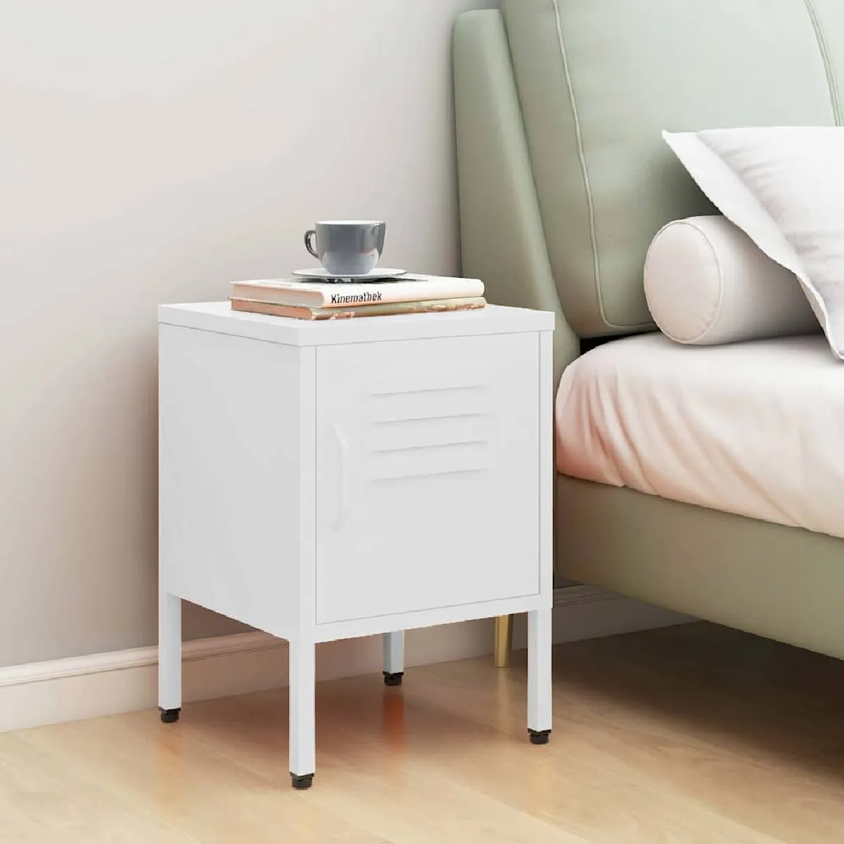 Vidaxl Blanc Table De Chevet