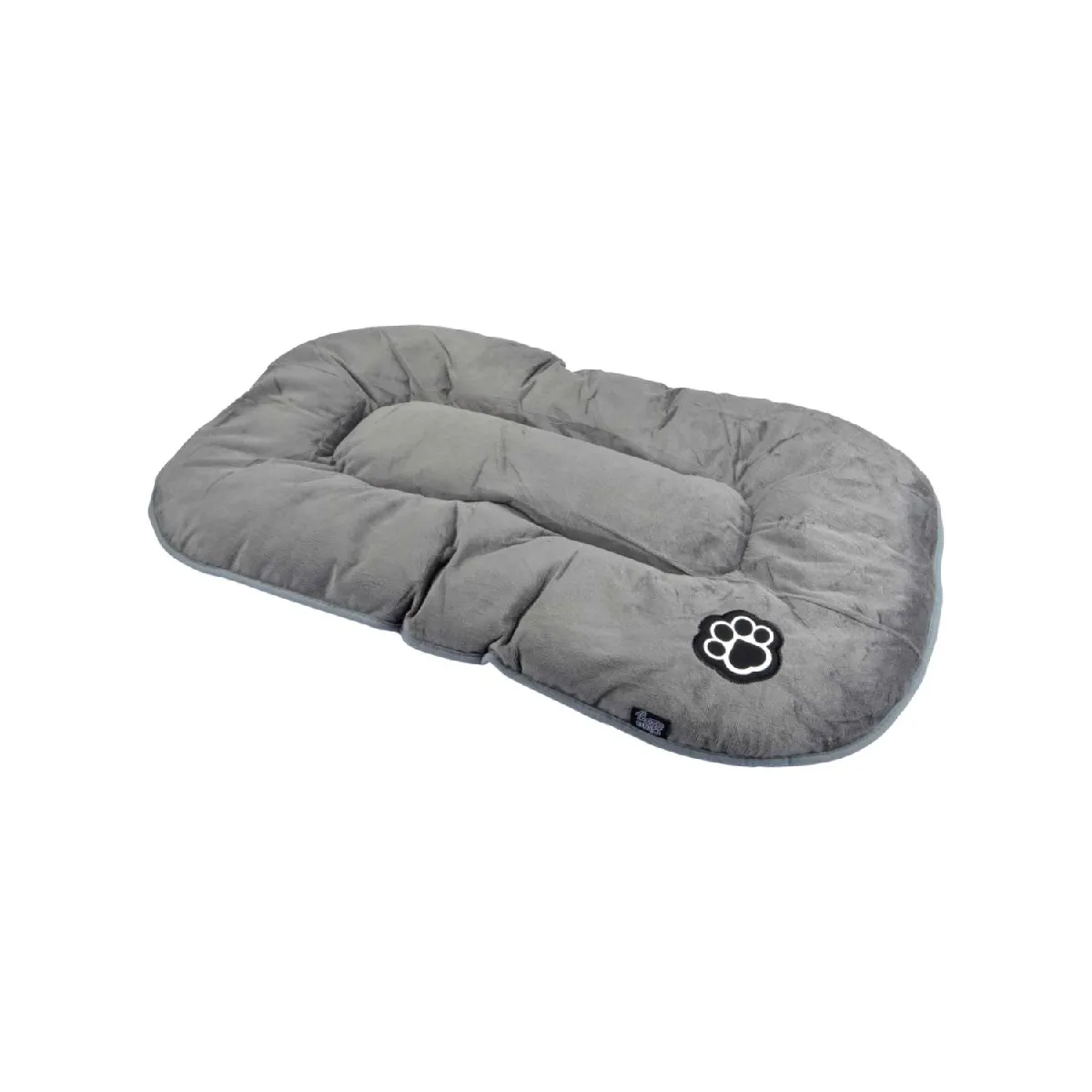 Love Story - Coussin réversible Iron pour chien et chat - Gris et noir - Long 77 cm