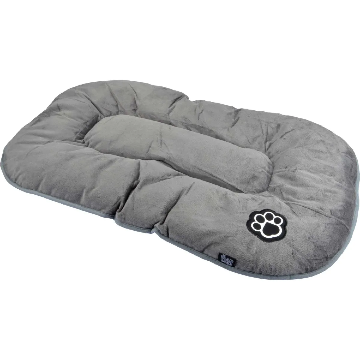 Comparer les prix de Love Story - Coussin réversible Iron pour chien et chat - Gris et noir - Long 117 cm