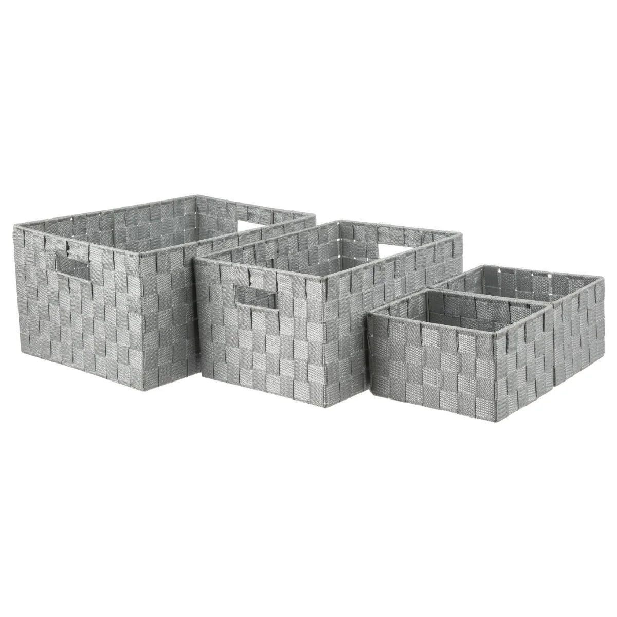 Five Simply Smart Gris Panier De Rangement Tressé