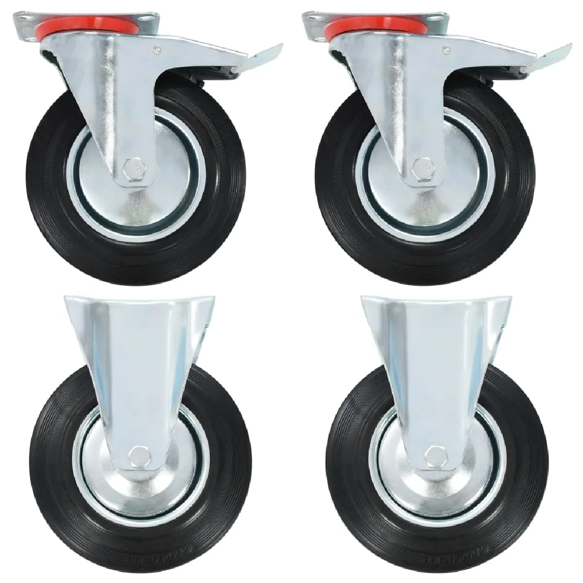 Vidaxl Roulettes 200 Mm