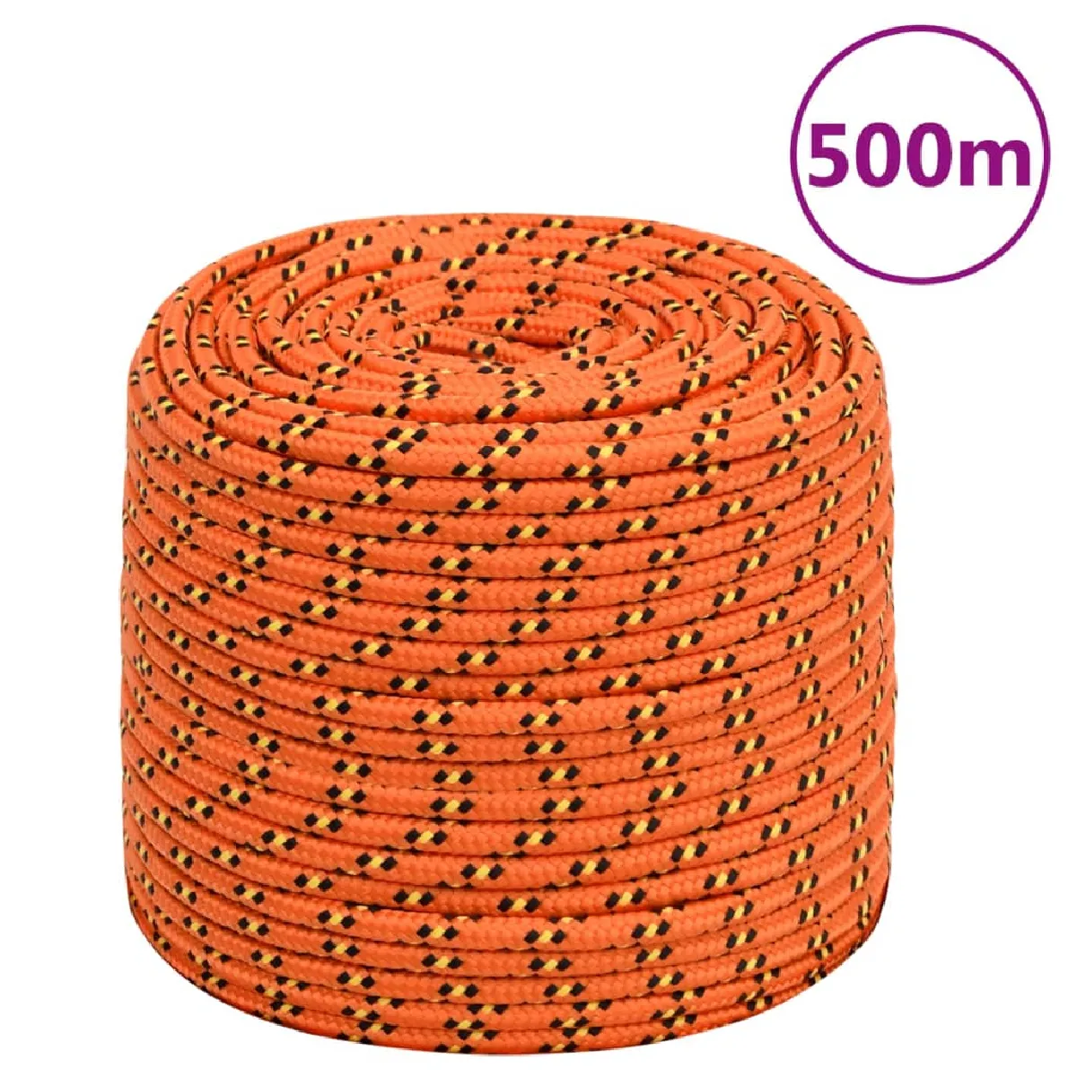 Vidaxl Corde bateau - Orange 10 mm 500 m - vue 2