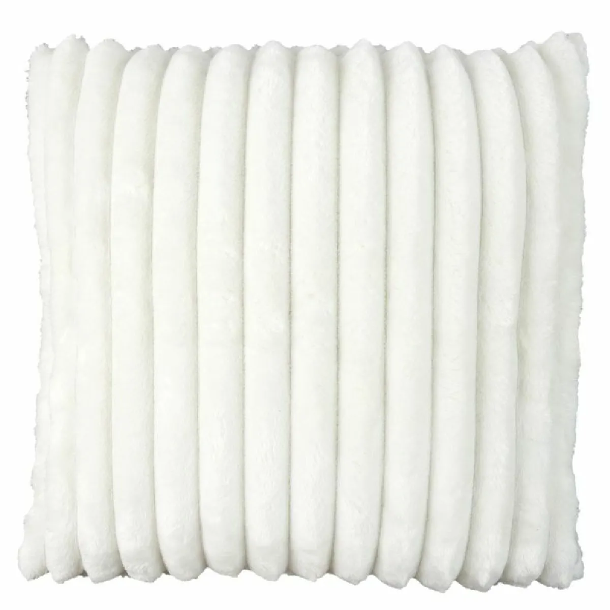 Paris Prix Beige Flanelle Côtelé - 40X40 Cm