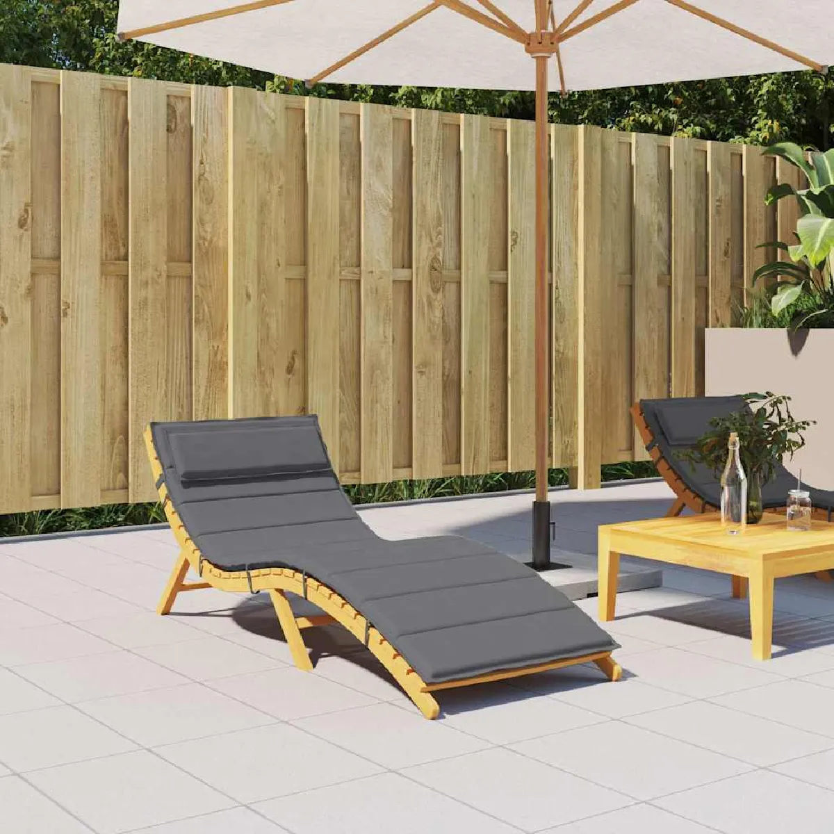 vidaXL Coussin de chaise longue - vue 5