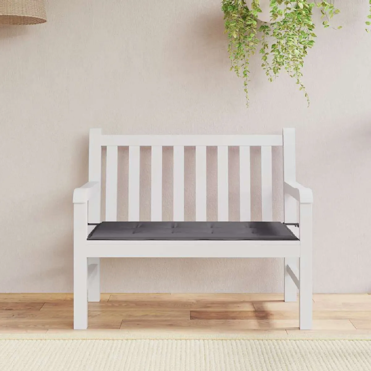 VidaXL Coussin de banc Anthracite