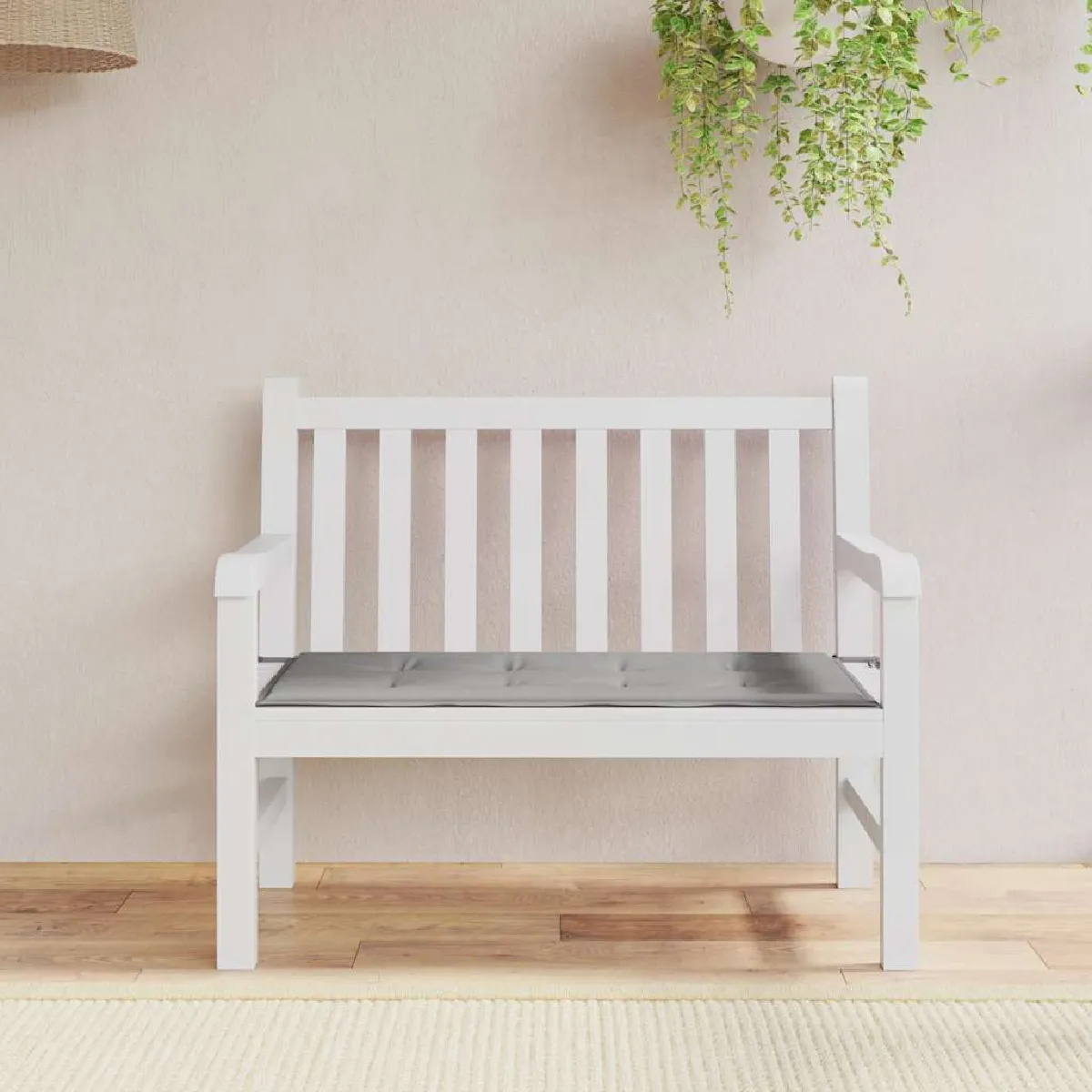 VidaXL Coussin de Banc de Jardin Gris