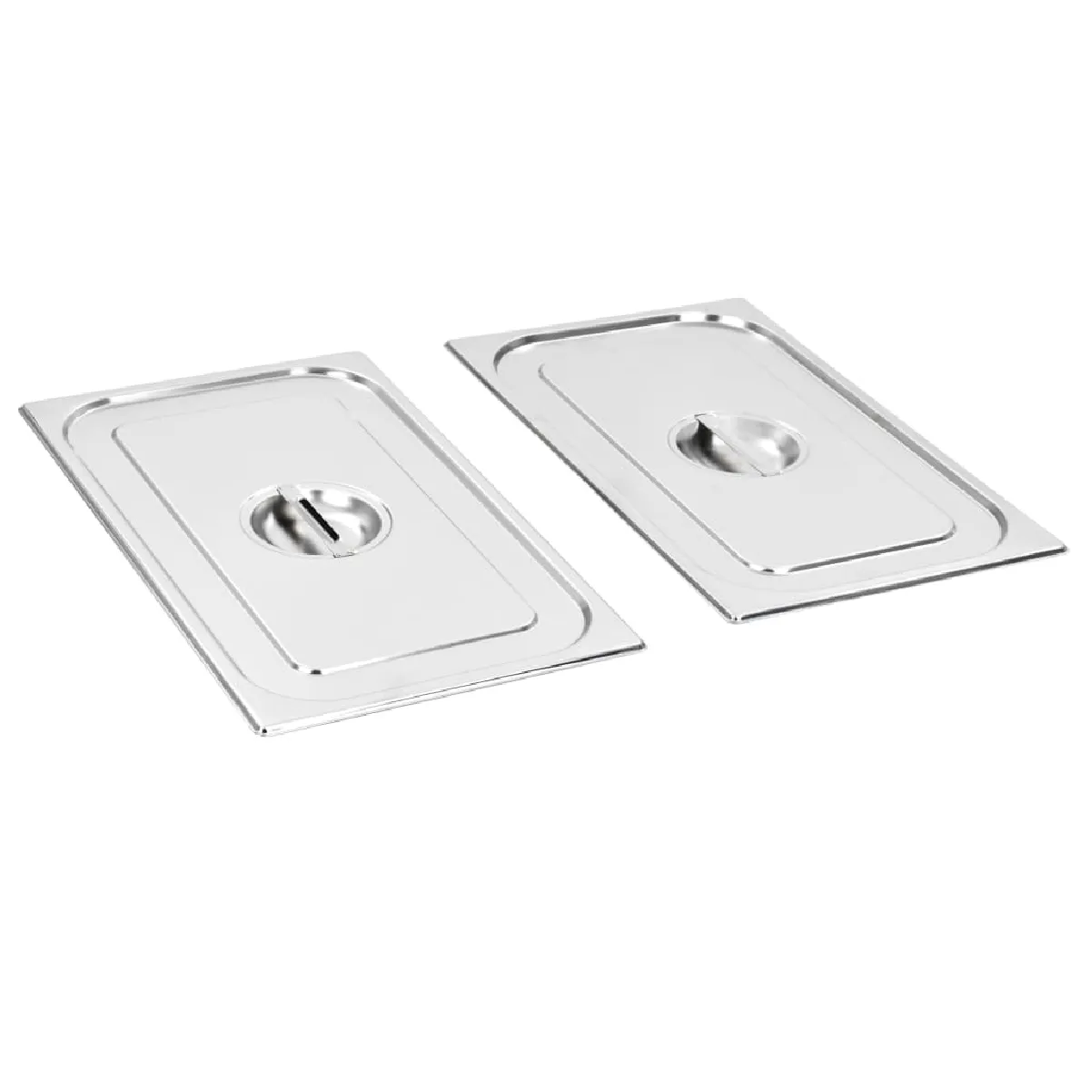 Non Communiqué Argent Deksels 2 St Voor Gn 1/1 Schalen Roestvrij Staal50884 - Image 2