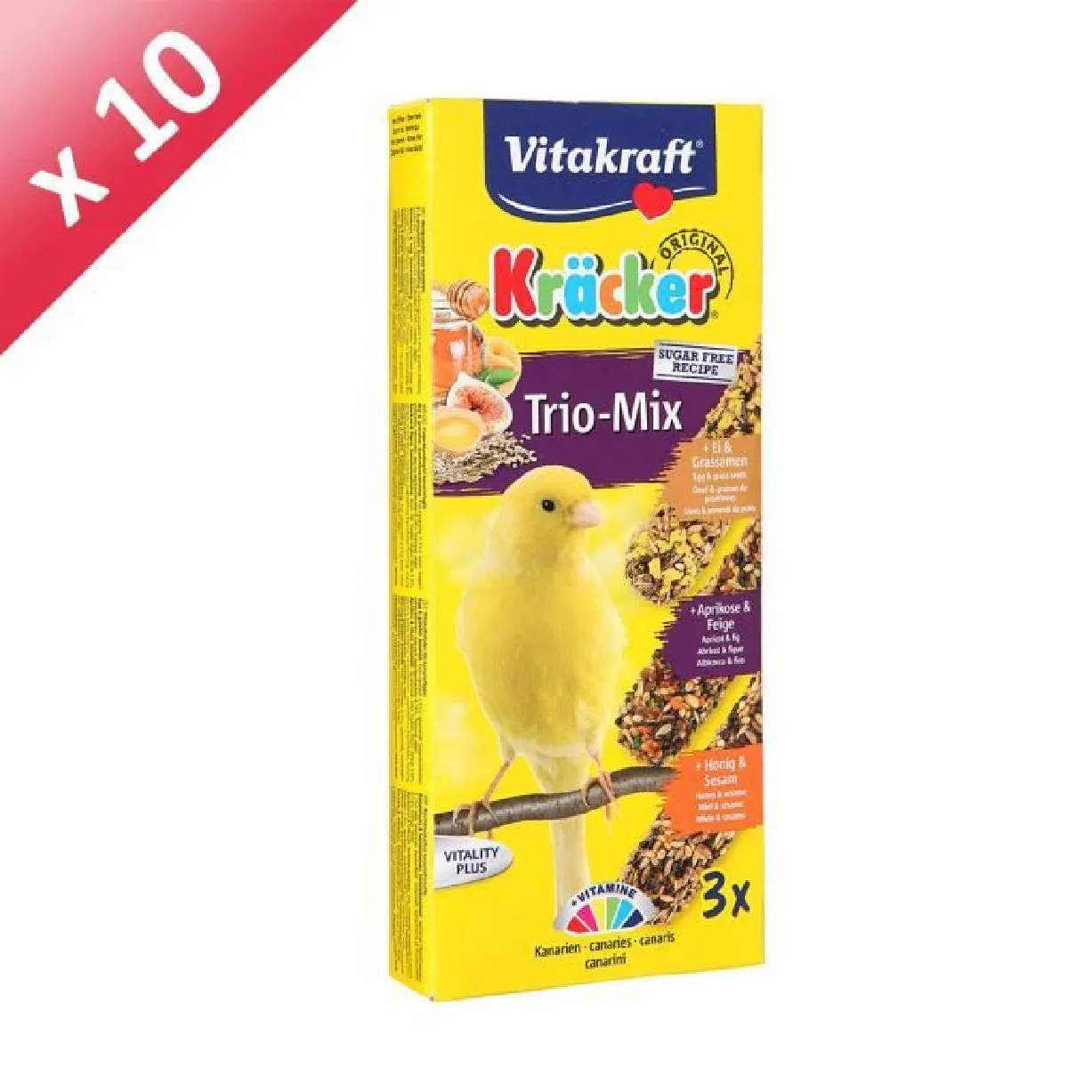 Comparer les prix de Vitakraft Kracker Trio-Mix Perruches