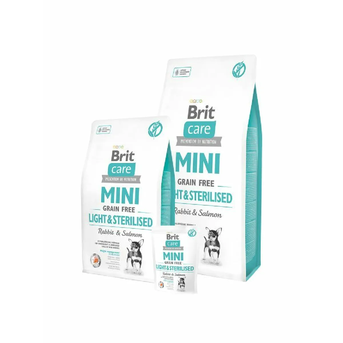 Brit Care Mini Light & Sterilised Lapin Saumon - 7 kg