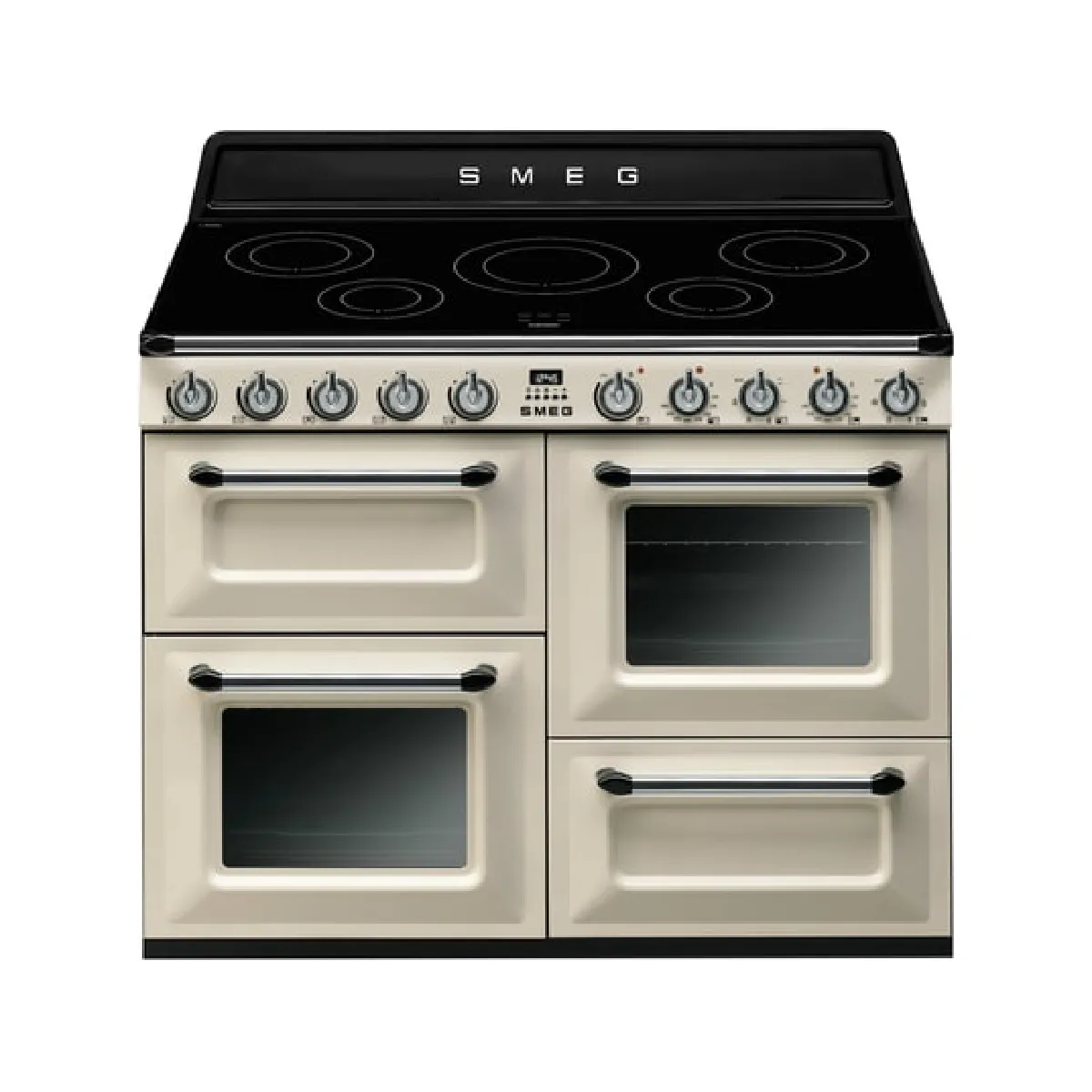 Piano de Cuisson Smeg TR4110IP2 – Induction 5 Foyers 2 Fours 110cm - vue 7