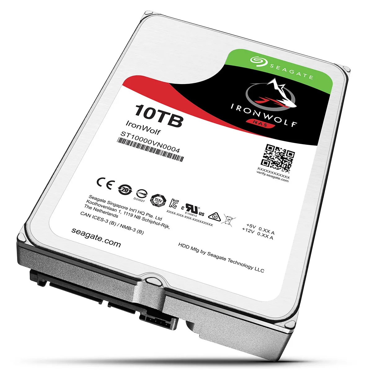 SEAGATE TECHNOLOGY Seagate ST10000VN0004 Disque dur interne 10000&nbsp;Go