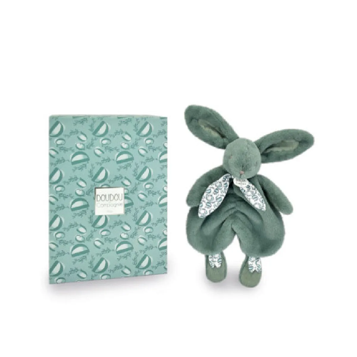 Doudou et Compagnie Doudou Lapin Amande Collection Lapin de Sucre 20 cm Doux & Réconfortant avec Boîte Cadeau Prêt à Offrir Idée Cadeau Naissance Bébé DC3490 - vue 3