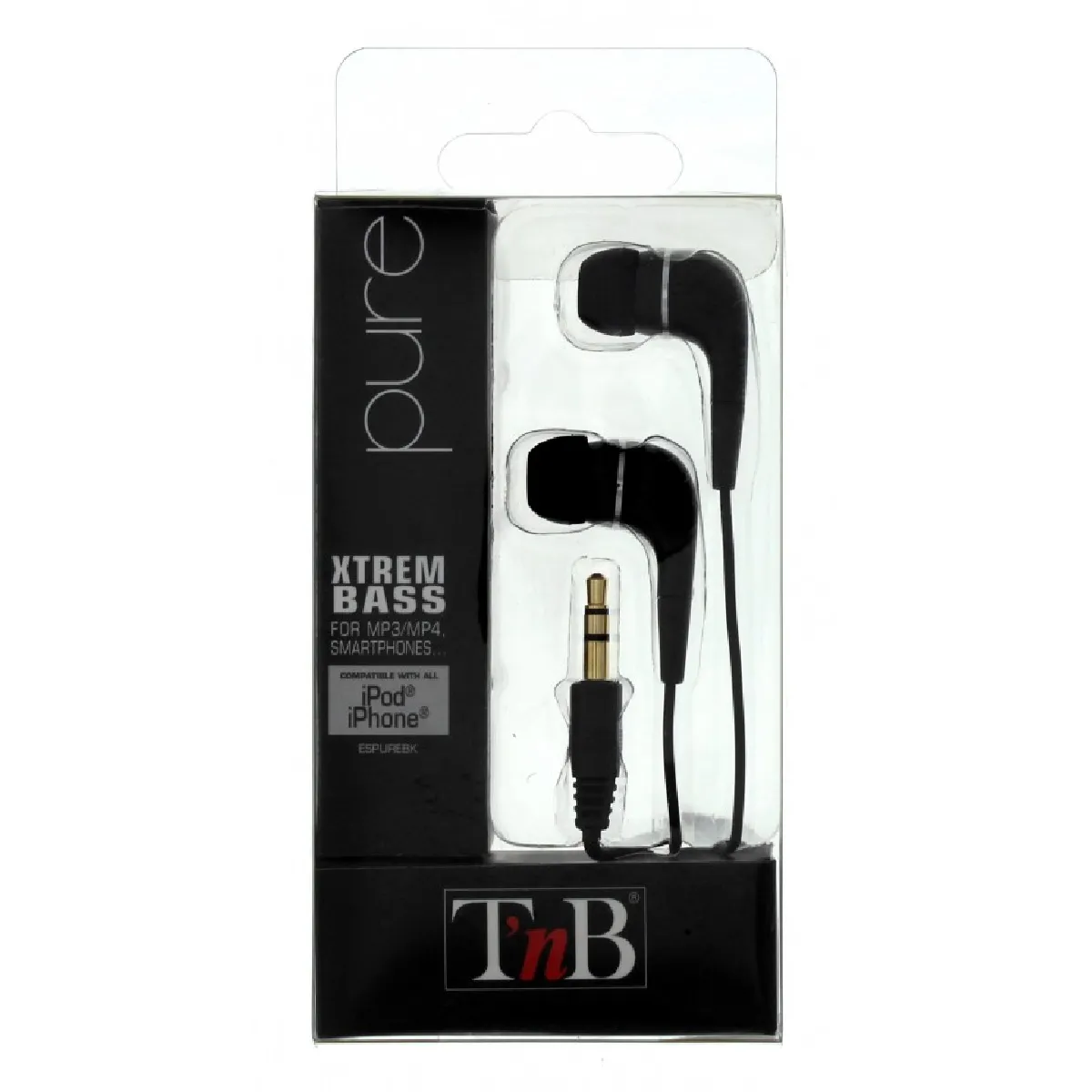 Tnb Noir Ecouteurs Pure