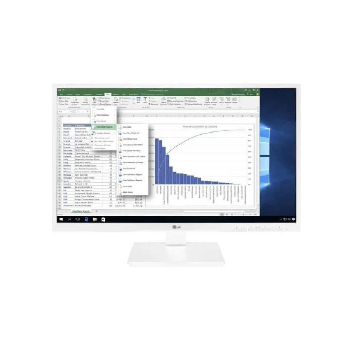 LG 24BK550Y W 23.8 - vue 4