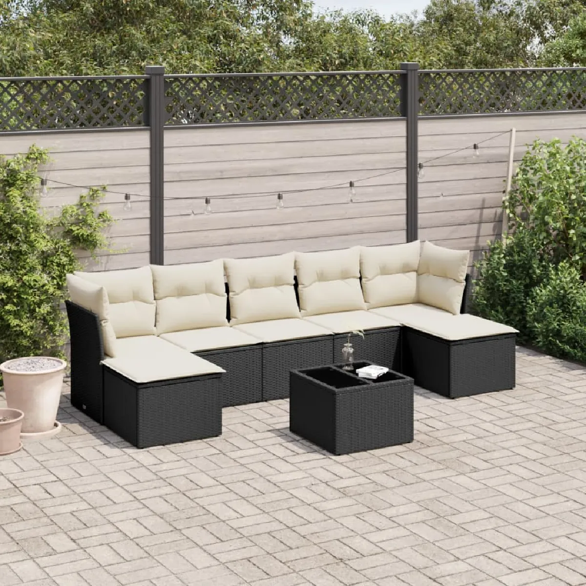 vidaXL Ensemble Salon de jardin 8 pcs - vue 7