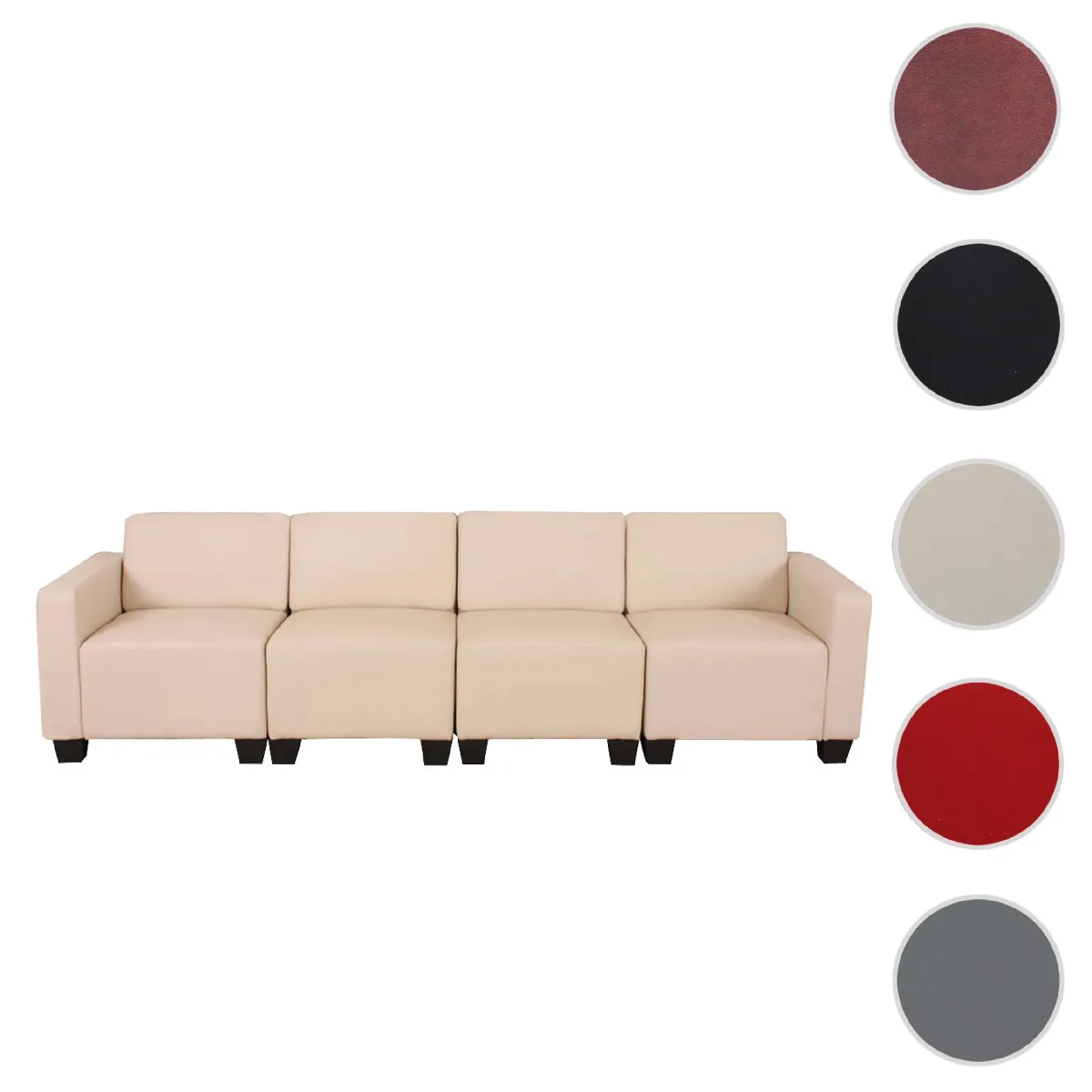 Mendler canapé modulable convertible - Beige Mendler canapé modulable convertible - Beige