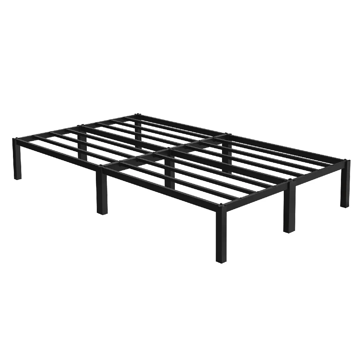 Ml-Design Noir Cadre De Lit 120X200