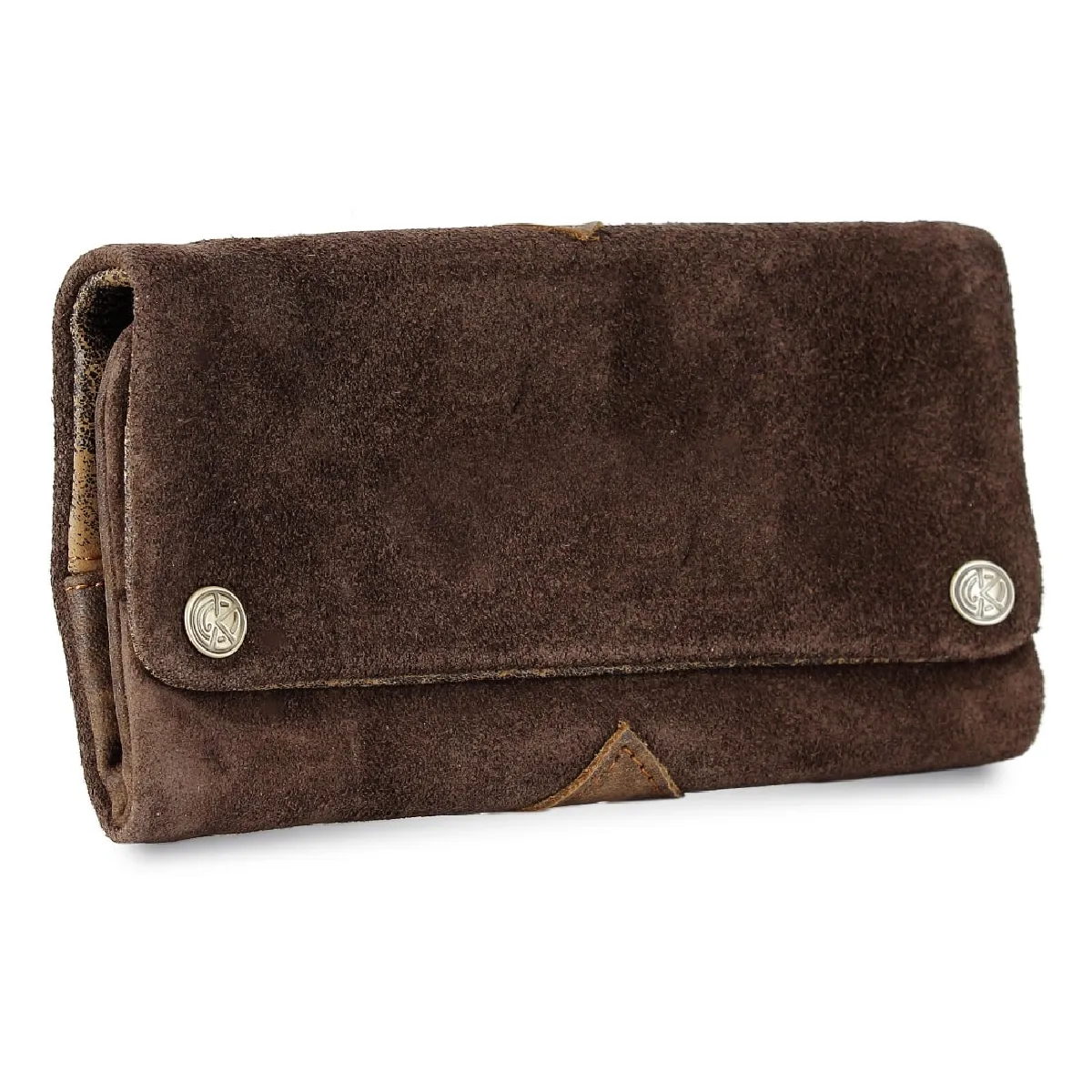 Générique Marron Blague À Tabac En Cuir Et Nubuck - 15,1 Cm