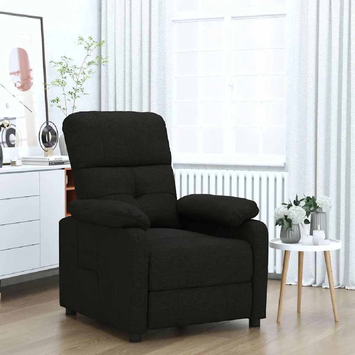 vidaXL Fauteuil inclinable Tissu - vue 9