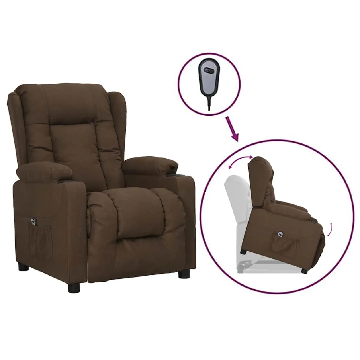 vidaXL Fauteuil - vue 6