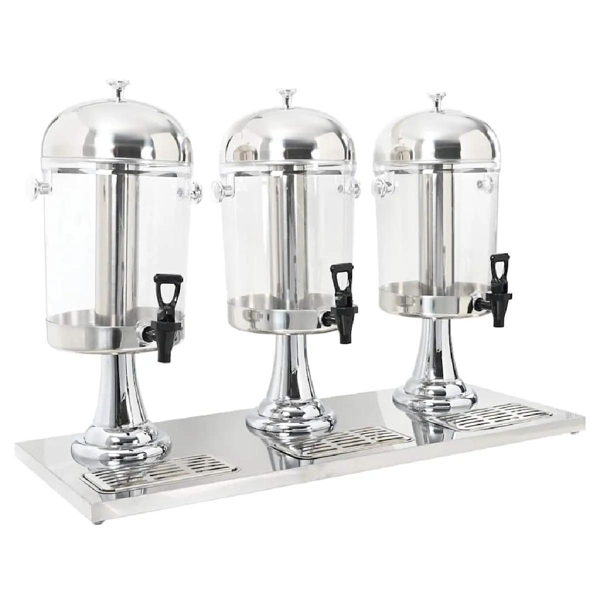 VIDAXL - Distributeur de jus - 3 x 8 L - Inox - Image 3
