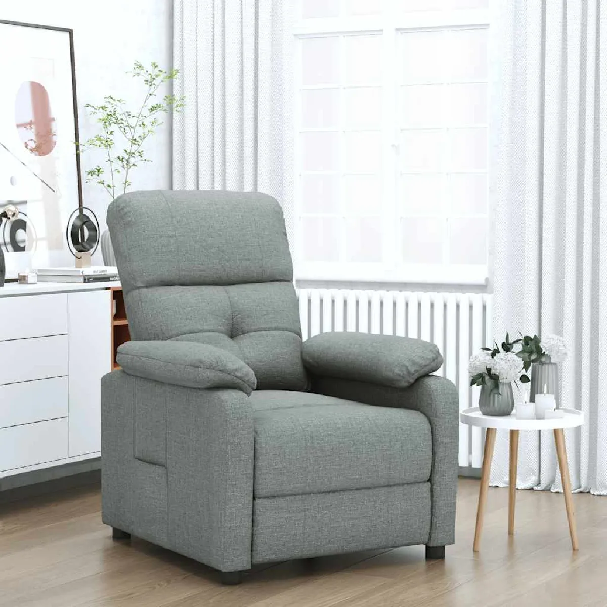 vidaXL Fauteuil inclinable manuel - vue 1