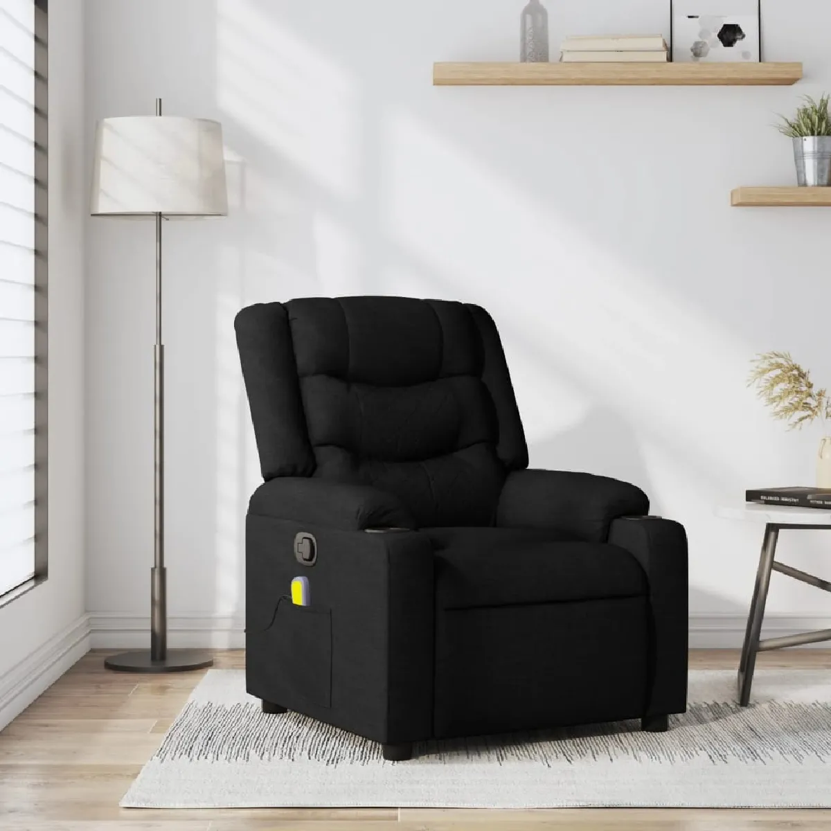 Vidaxl Noir Fauteuil De Massage