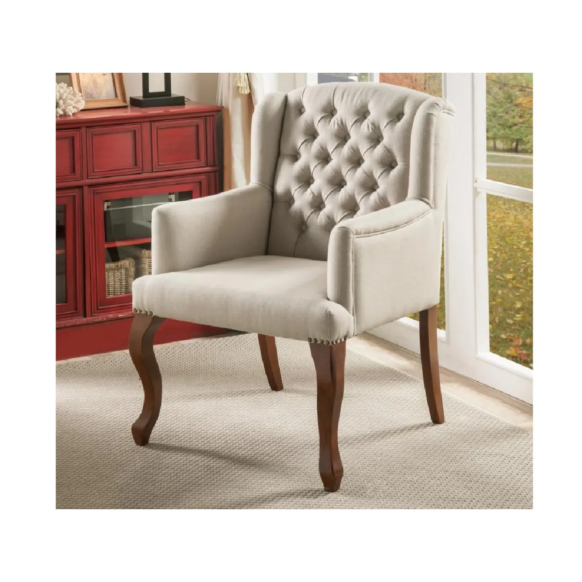 Vente-Unique Fauteuil PARUNA - Beige