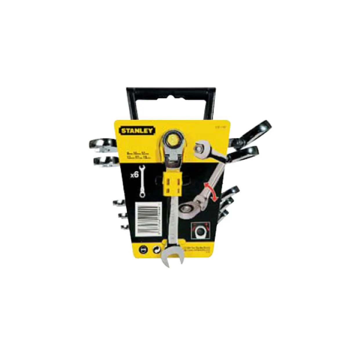 Stanley Jeu de Clés Mixtes à Cliquet 6 pièces - vue 1