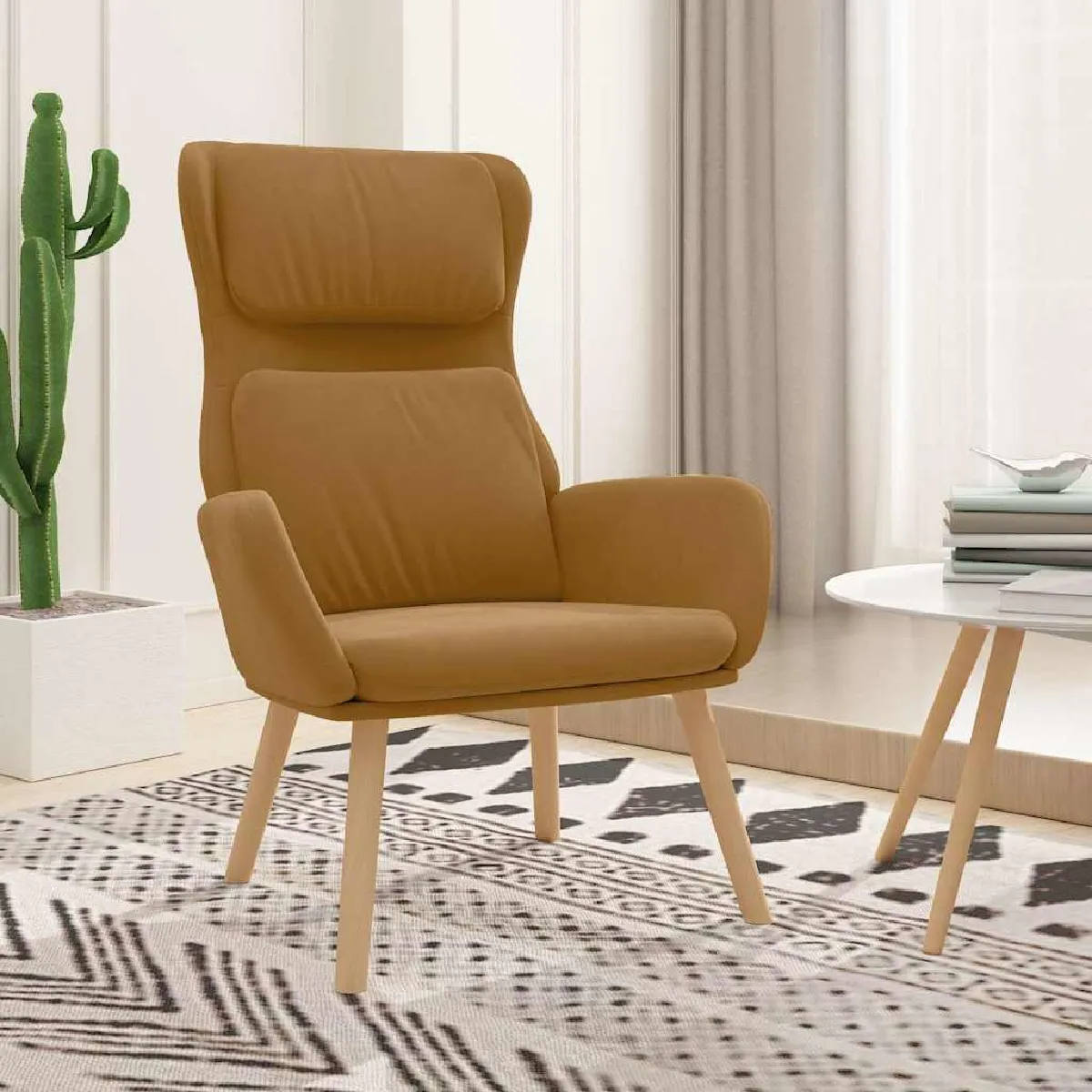 Vidaxl Marron Chaise De Relaxation