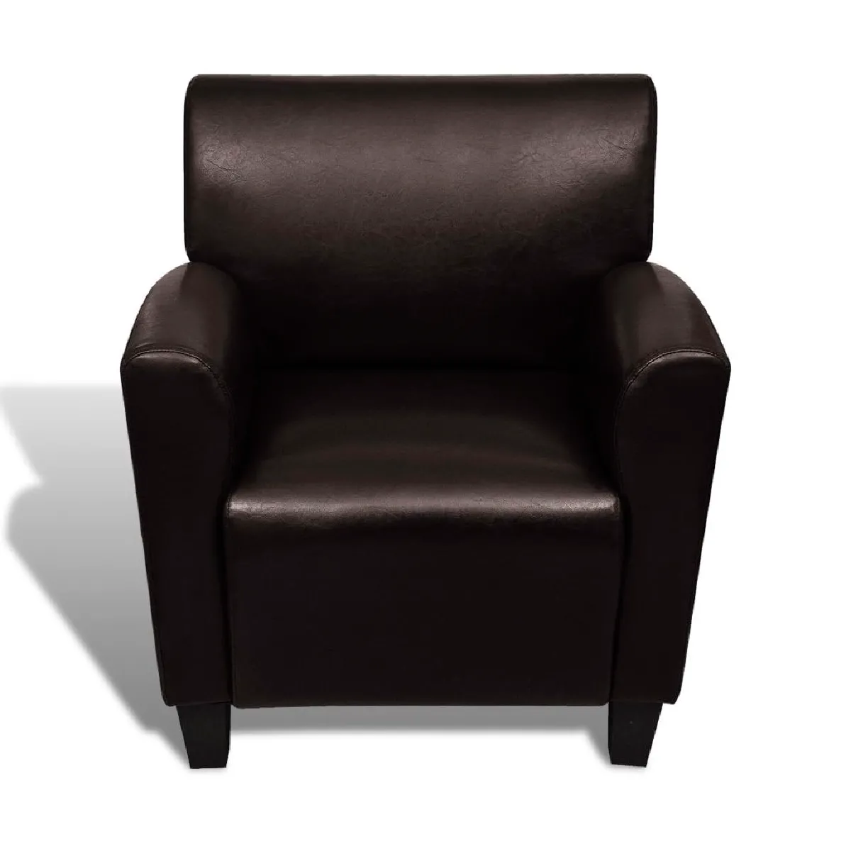 Helloshop26 Fauteuil club similicuir - vue 2