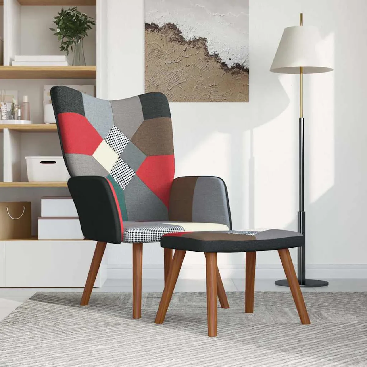 Vidaxl Chaise Relaxation Patchwork