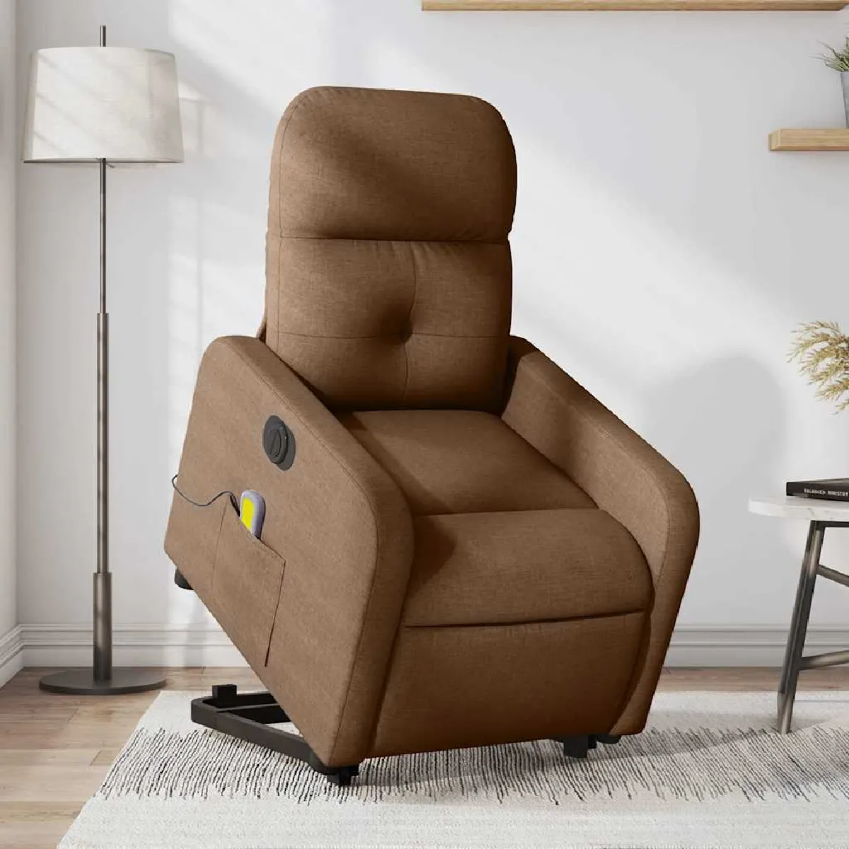 Vidaxl Marron Fauteuil De Massage Inclinable