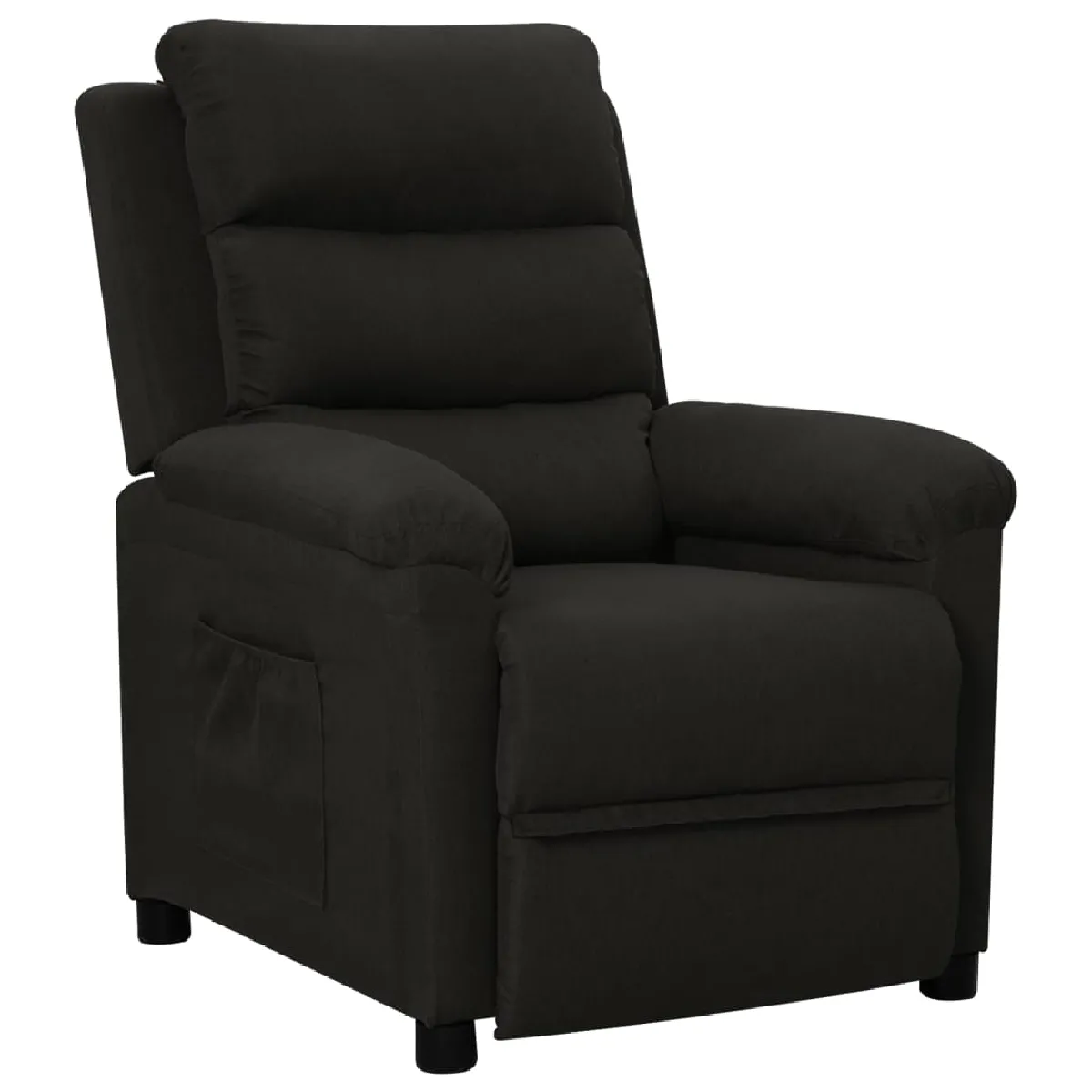 Non Communiqué Noir Vidaxl Fauteuil Inclinable Tissu - Image 2