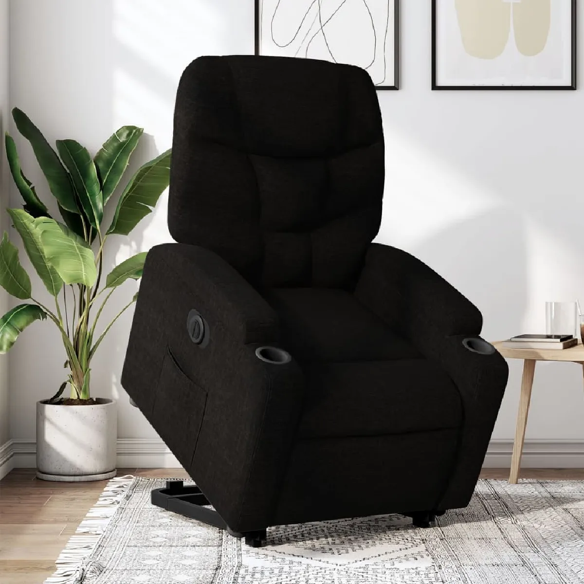 vidaXL - Fauteuil de relaxation électrique - Noir - Image 3