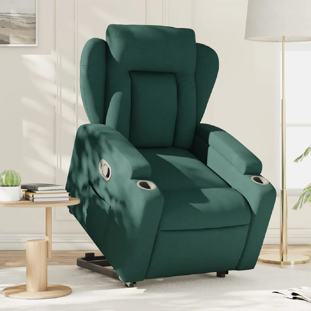 Vidaxl Vert Fauteuil Inclinable - Foncé