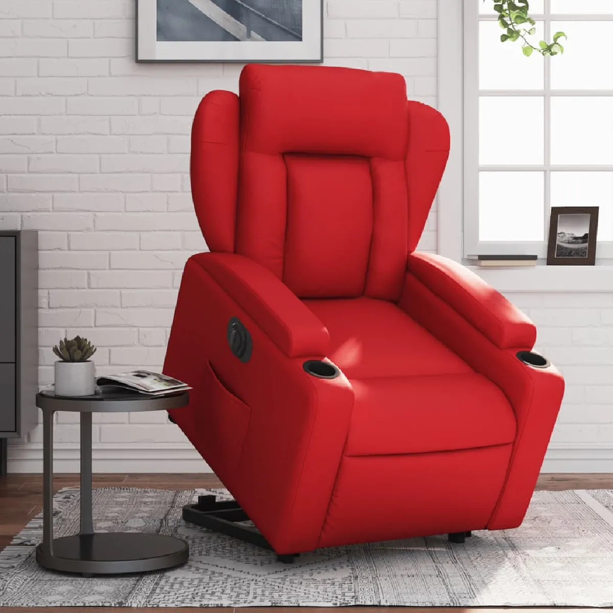 VIDAXL Fauteuil inclinable électrique Similicuir - vue 4