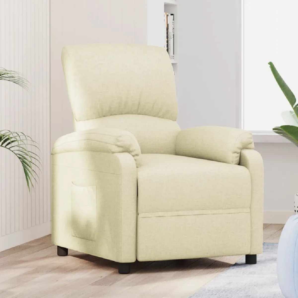 VIDAXL Fauteuil Crème - vue 3