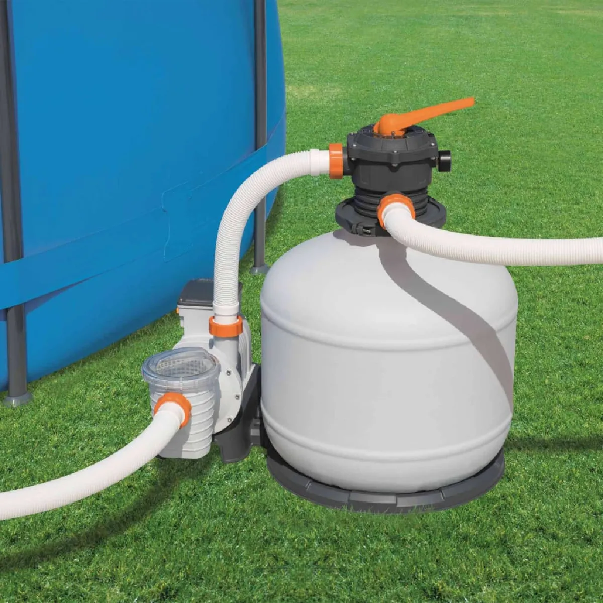 Bestway pompe &agrave; filtre &agrave; sable flowclear 9,8 m&sup3; / h 424860