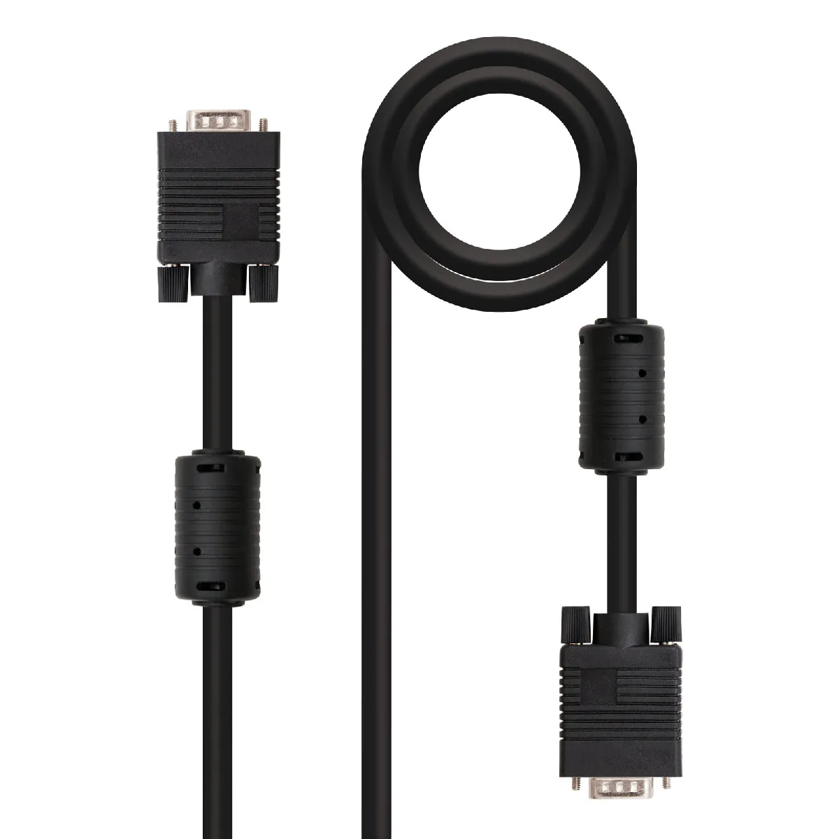 Nanocable Noir Câble Svga Hdb15 Mâle