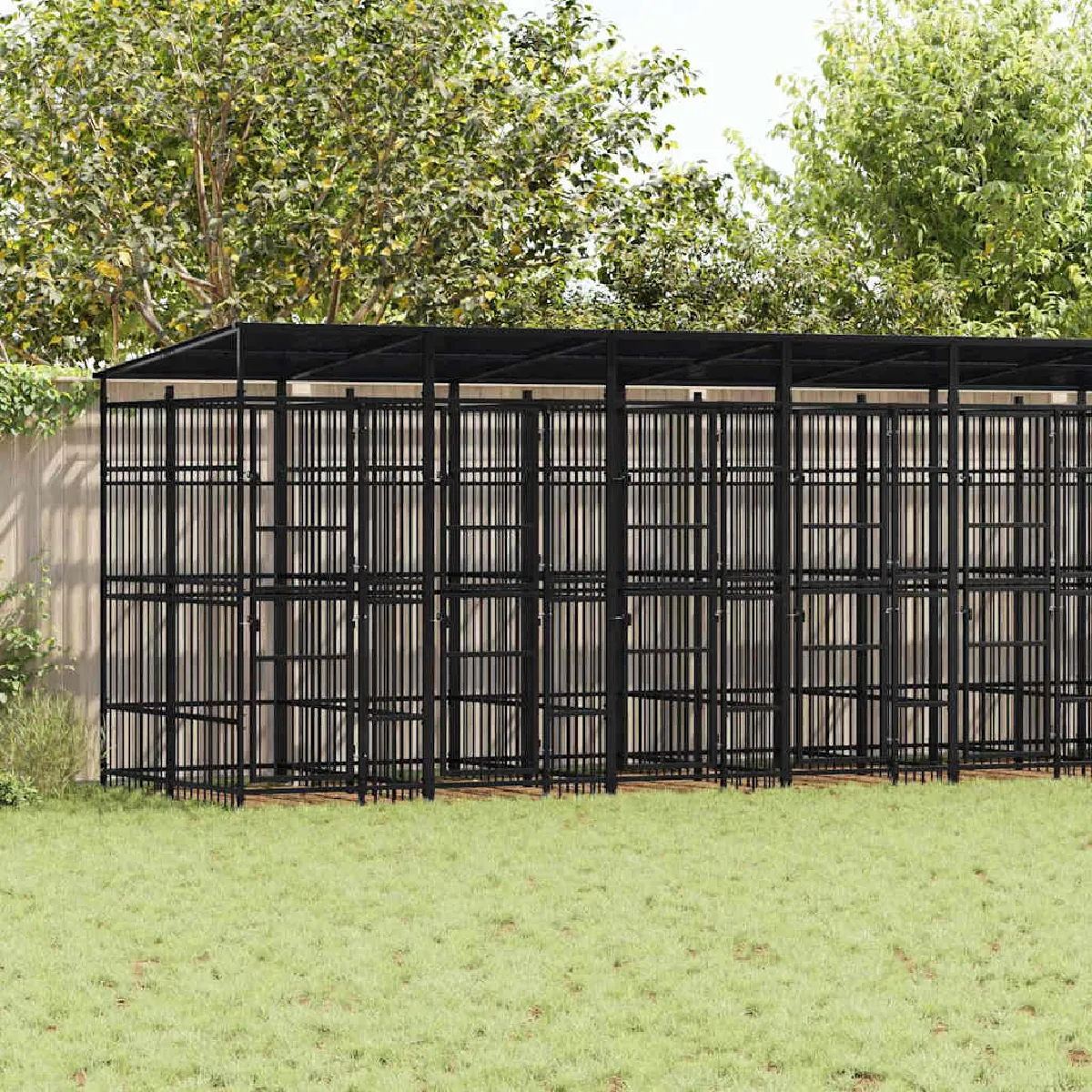 vidaXL Chenil avec Toit 18 43 m²