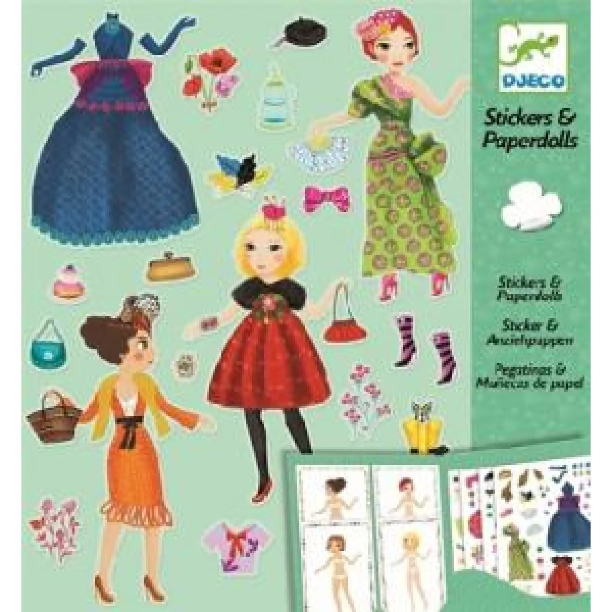 Djeco Stickers Et Paperdolls Trop Mode - Image 2