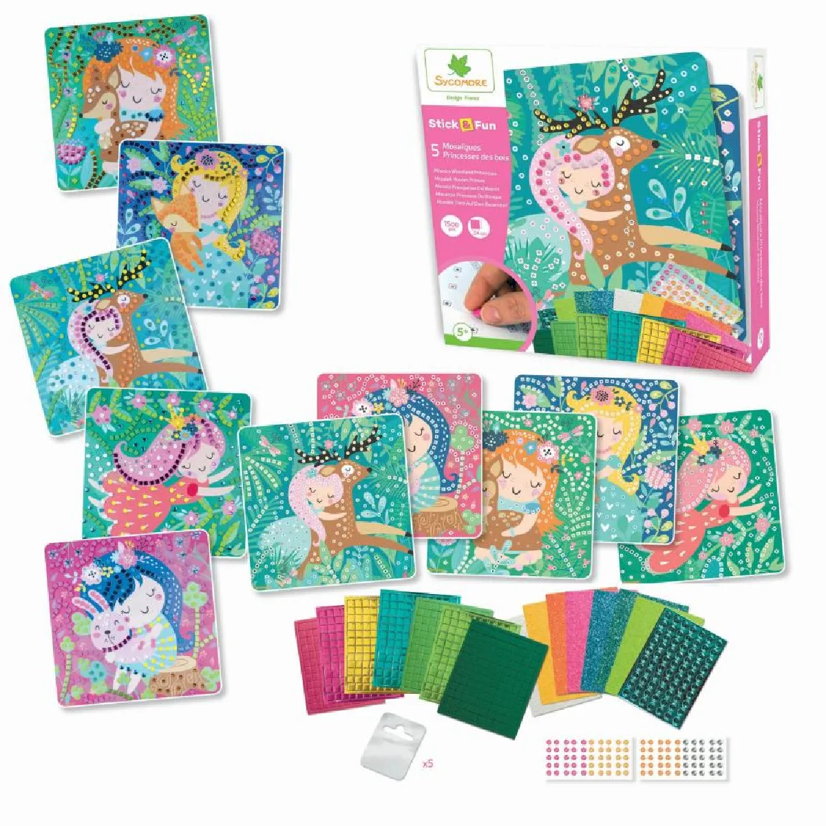 Au Sycomore - Kit Mosaïque - Princesses des bois - Image 3