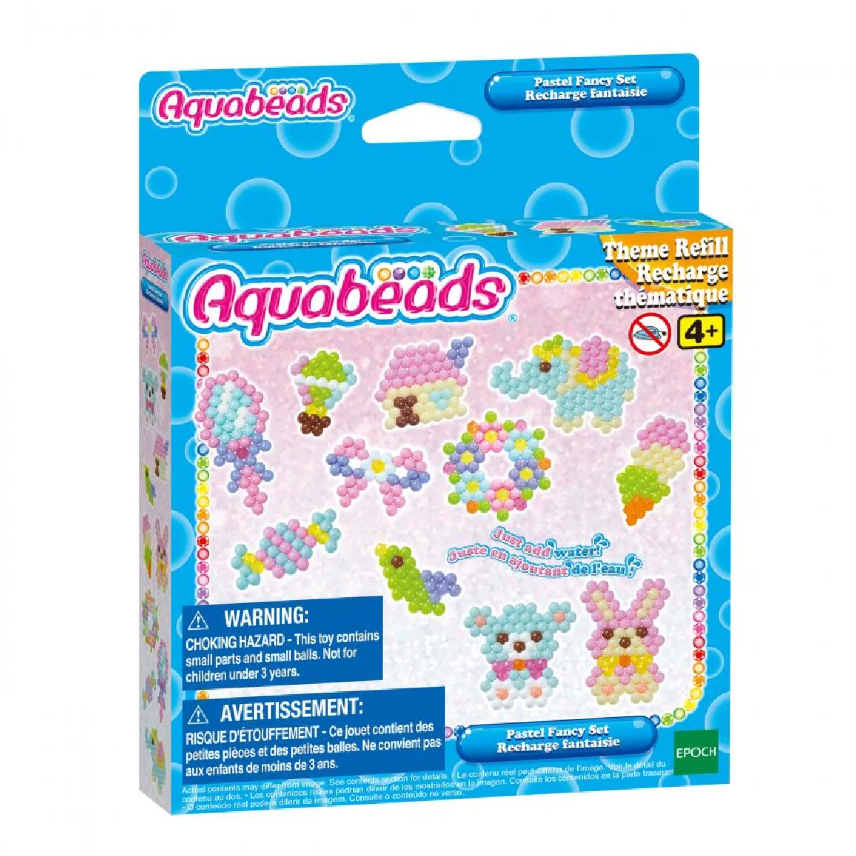Aquabeads Recharge Perles Fantaisie Pastel